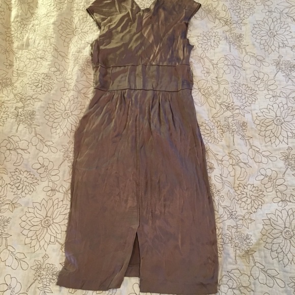 Silver Silk Dress - Picture 2 of 8